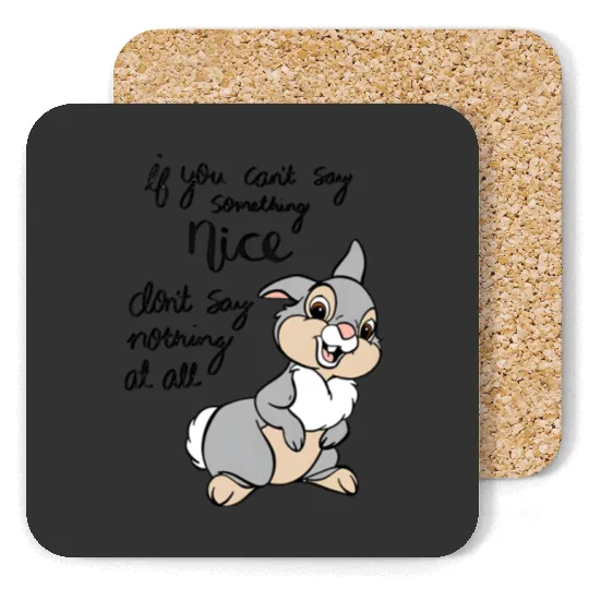  Color Disney Bambi Characters Cute Thumper Retro Coasters
