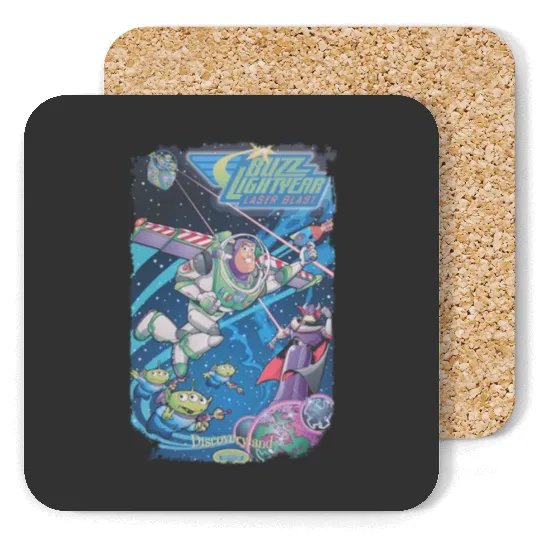 Retro Buzz Lightyear Coasters, Retro Toy Story, Buzz Lightyear, Toy Story Coasters, Disney Coasters,  Toy Story