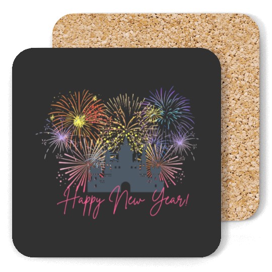 New Years Disney Coasters | Happy New Years 2023 | Disney Fireworks Coasters