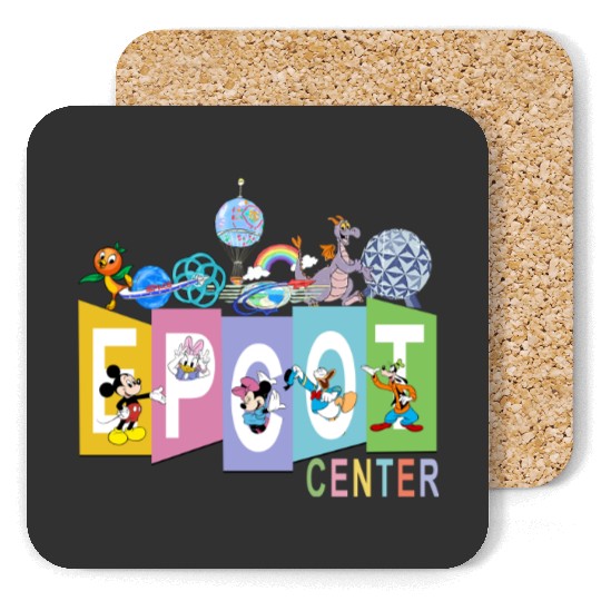 Disney Epcot Center Tank, Vintage Disney Epcot Tank, Retro Disney Tank, Mickey And Friend Tank Coasters