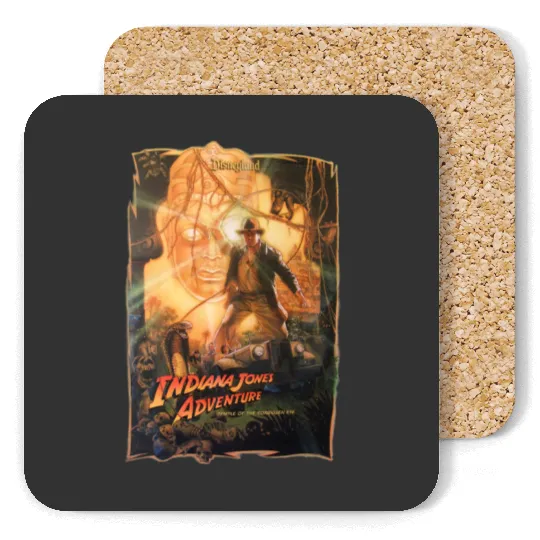 Indiana Jones Adventure Disneyland 1995 Coasters, Indiana Jones Coasters