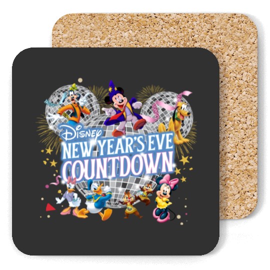 Disney New Years Coasters, Disney  Coasters, New Year's Eve Countdown Shir