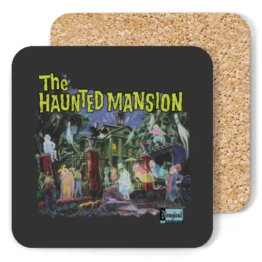 Vintage Haunted Mansion Coasters, Disneyland Haunted Mansion Coasters