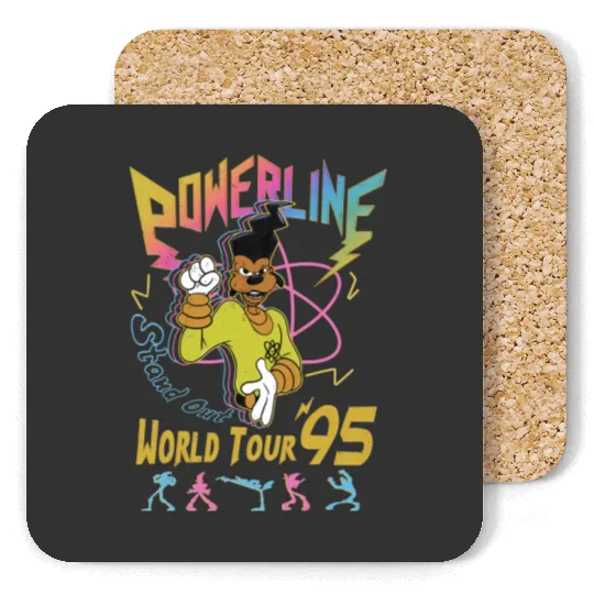Retro Disney A Goofy Movie Powerline World Tour 95'  Coasters