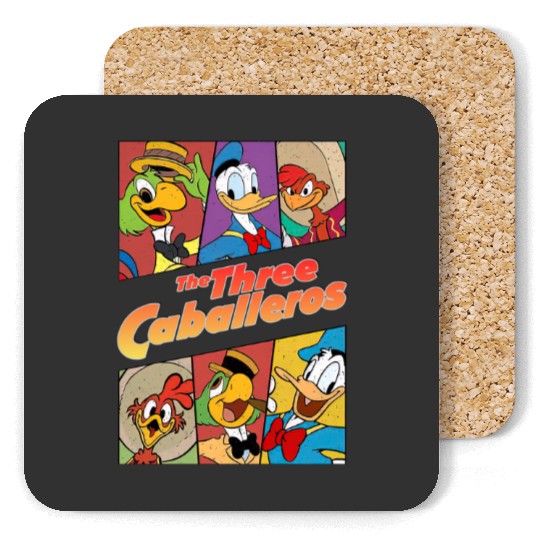 Disney The Three Caballeros All Characters Retro Coasters, Animal Kingdom