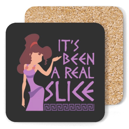 It's Been A Real Slice Coasters Coasters, Disney Megara Hercules Coasters