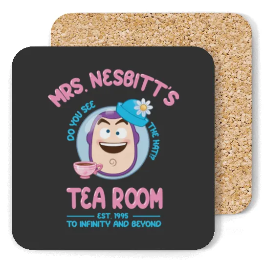 Disney Toy Story Mrs Nesbitt Tea Room Coasters, Toy Story Coasters