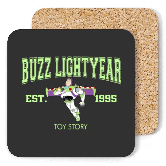 Retro Toy Story Buzz Lightyear  Coasters, Disney Toy Story Group Coasters