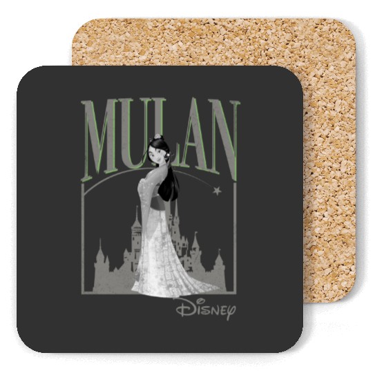 Vintage Mulan 90s Coasters, Disney princess