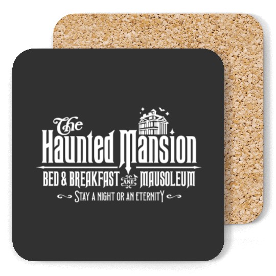 Haunted Mansion Coasters, Welcome Foolish Mortals Coasters, Pretty Haunted Mansion Disney