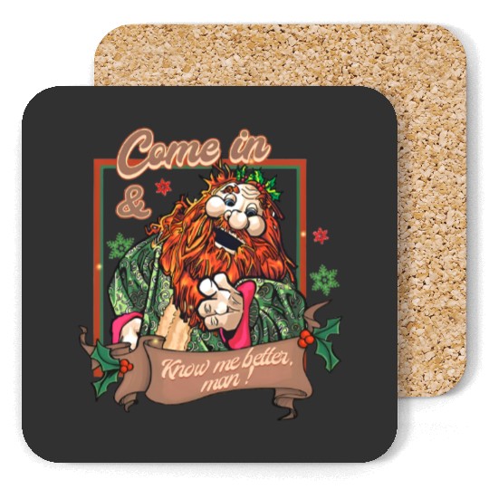 Disneyland Muppets Christmas Carol Character Coasters, Ghost of Christmas Coasters