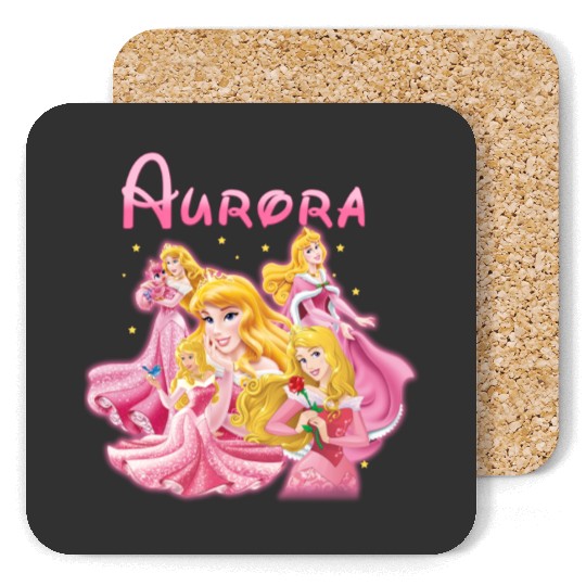 Sleeping Beauty Coasters, Disney Aurora Coasters, Disney Princess Coasters