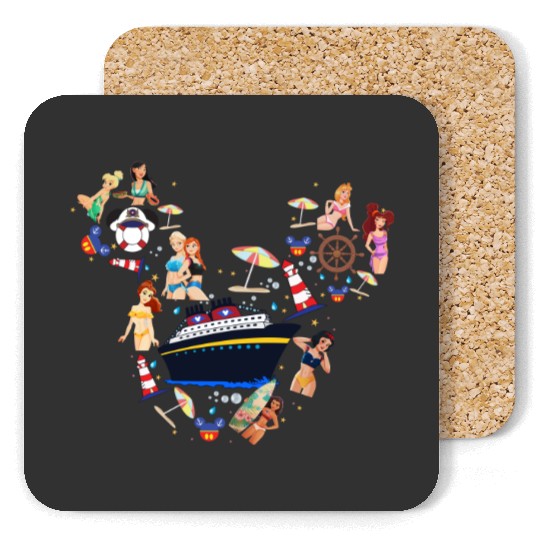 Disney Cruise Princess Coasters, Magical Cruisin Princess Coasters