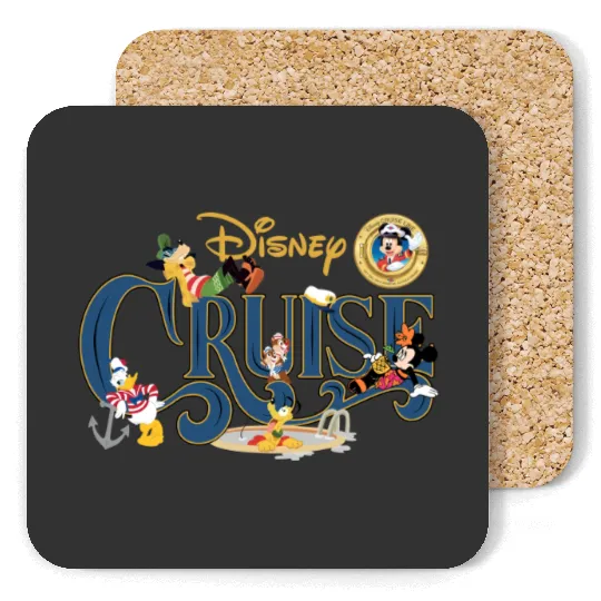 Disney Wish Cruise Coasters, Wish Cruise Coasters, Disney Cruise Coasters, Mickey and Friend Coasters