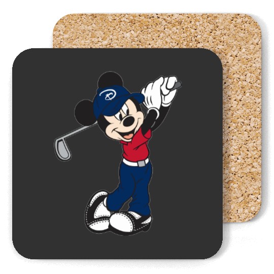 Discover Mickey Golf Coasters, Disney Unisex Coasters, Disney Family Matching Coasters