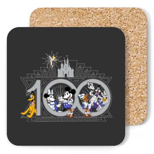 Disney 100 Years Of Wonder Coasters, Mickey And Friends Coasters, Disney Trip 2023 Coasters