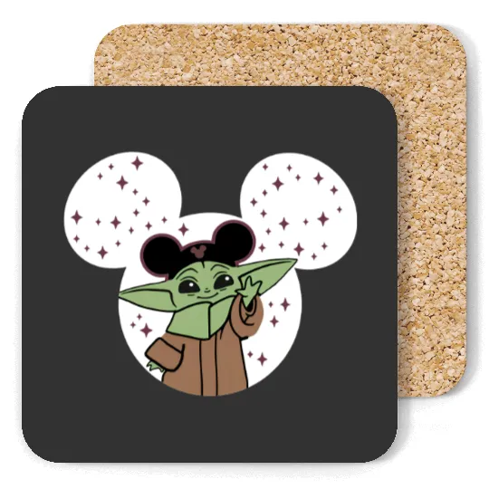 Discover Star Wars Baby Yoda Coasters, Disney Baby Yoda Coasters, Gift for Star Wars Fan