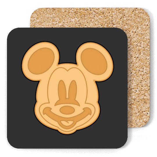 Mickey Waffle Coasters, Disney Food Coasters, Disney Snack Coasters