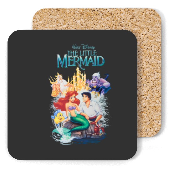 Vintage Disney The Little Mermaid Coasters, Disney Retro