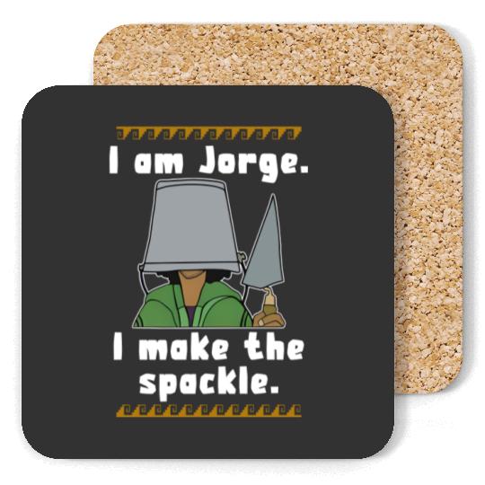Disney Encanto I'm Jorge I Make The Spackle Coasters, Disney Bruno Madrigal Hernando Jorge Coasters