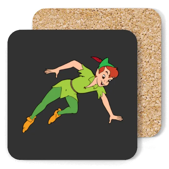 Peter Pan Disney Coasters, Lost Boys Coasters, Cute Peter Pan Coasters, Peter Pan Fan Gift