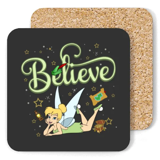 Tinkerbell Coasters, Disney Princess Coasters, Disney Tinkerbell Coasters, Disney Character Coasters, Disney Trip Coasters, Disney Coasters