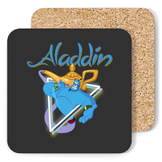 Disney Aladdin Genie 90s Style Portrait Coasters