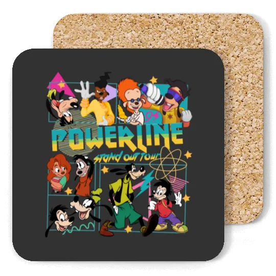 Retro Disney Goofy Movie Powerline Coasters, A Goofy Movie