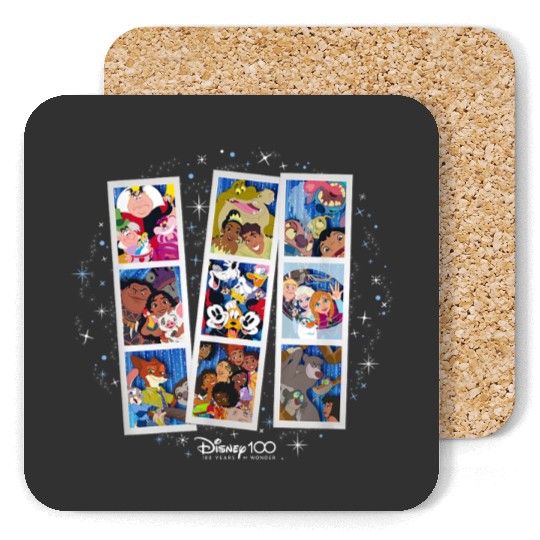 Disney 100 Anniversary Photo Booth Pictures D100 Coasters