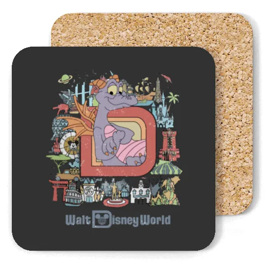 Disneyworld Figment  Coasters, Disney Epcot Figment Coasters