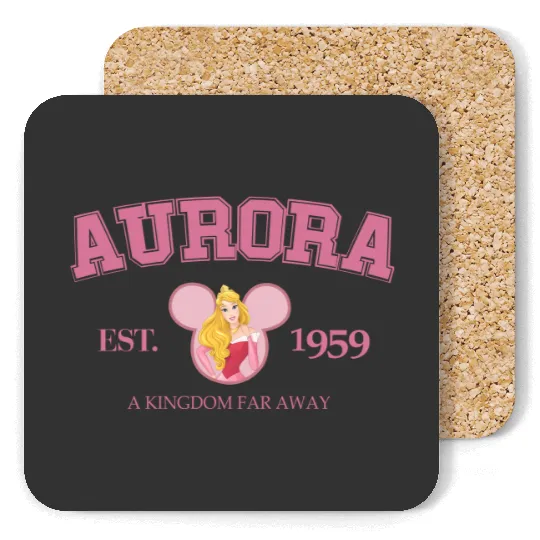 Disney Princess Coasters, Aurora Princess Coasters, Sleeping Beauty Coasters
