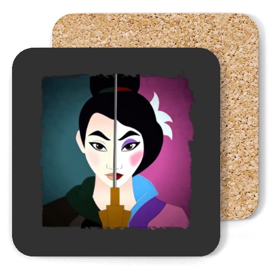 Mulan Coasters Princess Mulan Coasters Disney Mulan Coasters Disney Princess Coasters