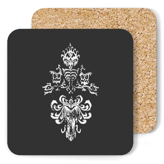 Haunted Mansion Wallpaper Ghouls - Haunted Mansion Disney - Coasters
