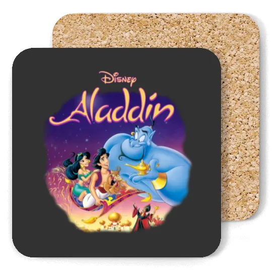 Disney Aladdin Jasmine Princess Jafar Abu Genie Coasters