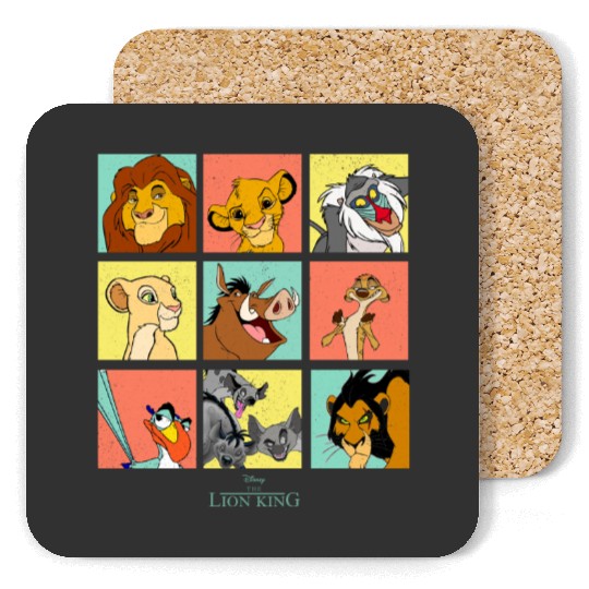 Disney Lion King Simba And Friends Coasters, Disney The Lion King Coasters
