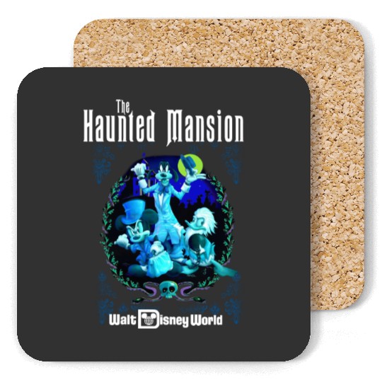 Disney The Haunted Mansion Coasters, Retro Mickey And Friends