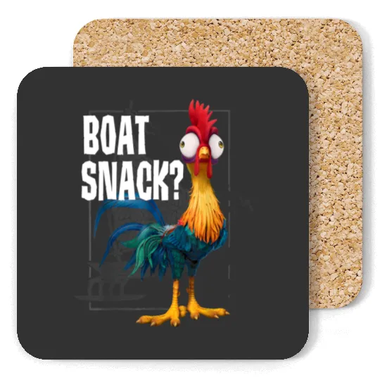 Disney Moana Hei Hei Boat Snack Graphic Coasters
