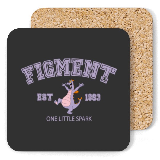 Disney Figment Est 1983  Coasters, Disney Epcot Figment Coasters