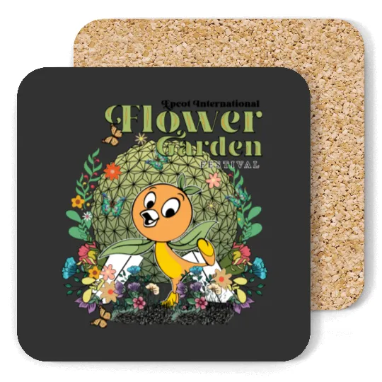 Orange Bird Coasters, Epcot Flower & Garden Festival 2023, Disney Orange