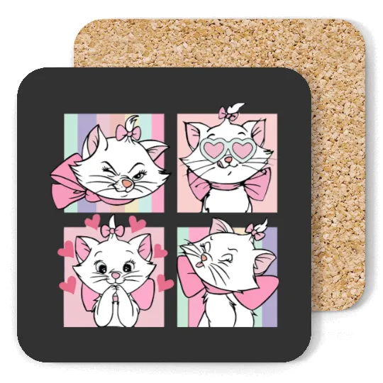 Disney Marie Aristocats, Cat Lover, Marie Aristocats Coasters