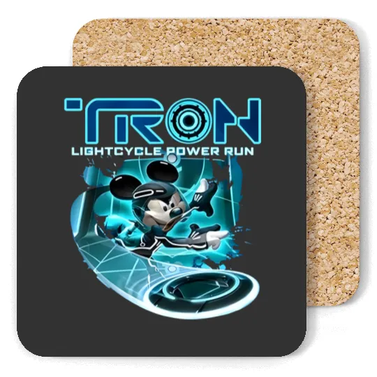 Mickey Tron Bike Coasters, Disney Trip Coasters