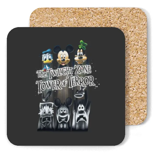 Retro Disney The Twilight Zone Tower Of Terror  Coasters, Tower of Terror Ride Coasters