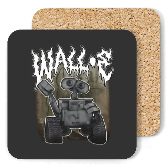 Wall-E Metal Coasters: Disney Goth Punk Coasters Deathmetal Halloween
