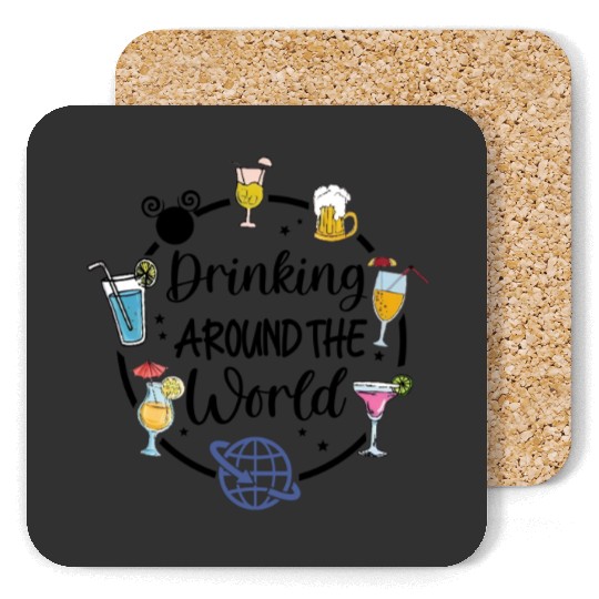 Disney Drinking Team Coasters, Drinking Around The World