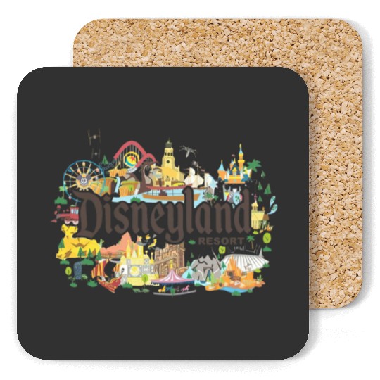 Vintage Disneyland Coasters, Disney Coasters, Magic Kingdom Coasters, Mickey and Friends