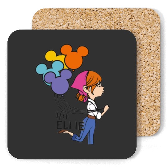 His Carl Her Ellie Coasters, Carl And Ellie Coasters, Up Couple Coasters, Disney Couple Gift Coasters, Disney Honeymoon Coasters, His and Hers, Mr And Mrs
