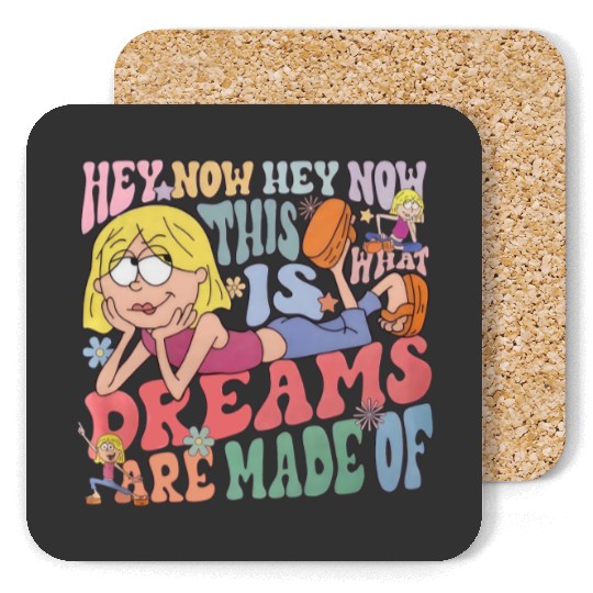 Disney Cute Lizzie McGuire Color Coasters, This Is What Dreams Are Made Of Retro Unisex Coasters