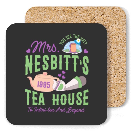 Buzz Lightyear Mrs Nesbitts Tea House To Infinity And Beyond Coasters,  Magic Kingdom Disneyland Family Vacation Gift