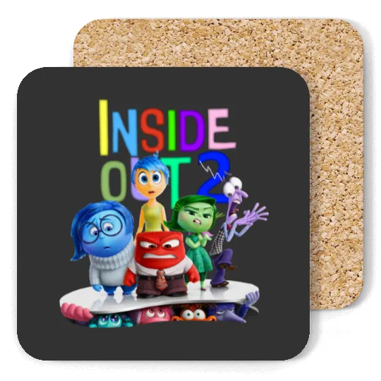 Inside Out 2 Coasters, Disney Pixar Inside Out Coasters