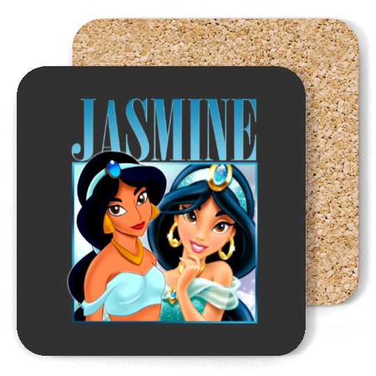 Princess Jasmine Aladdin Vintage Coasters, Jasmine Disney Coasters, Disney Character Coasters